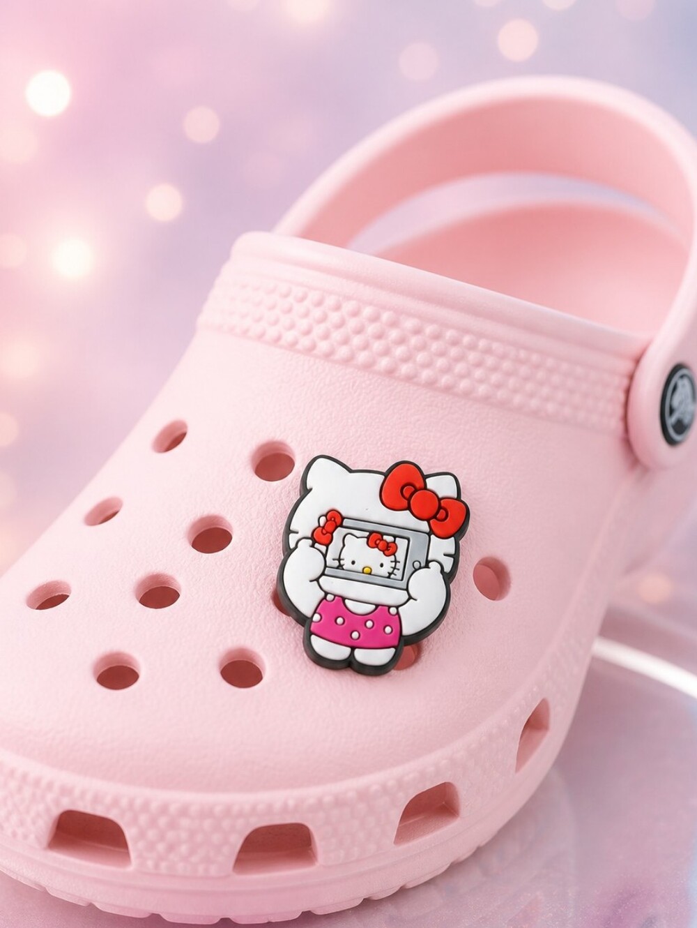 Hello Kitty Selfie Croc Charm Phone Kawaii Cute Jibbitz Style Influencer Girl